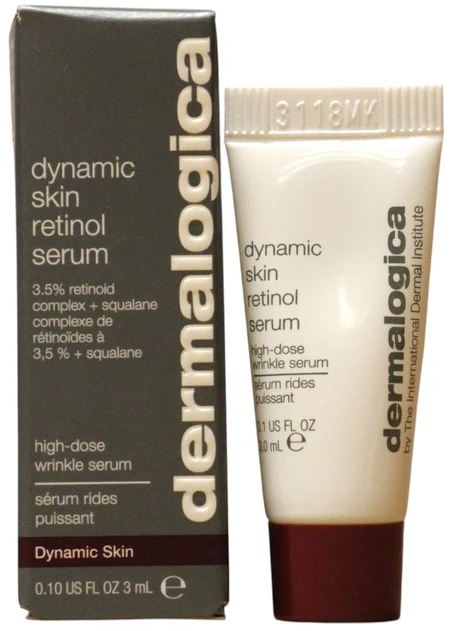 Dermalogica Dynamic Skin Retinol veido serumas nuo raukšlių, 3 ml