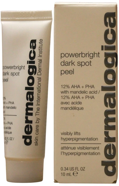 Dermalogica, „PowerBright“, nuo tamsių dėmių, kreminis, veidui ir kaklui, 10 ml *Miniatiūrinis