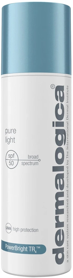 Dermalogica „PowerBright“ be parabenų, plataus spektro apsauginis kremas nuo saulės nuo UV spindulių SPF 50, 50 ml