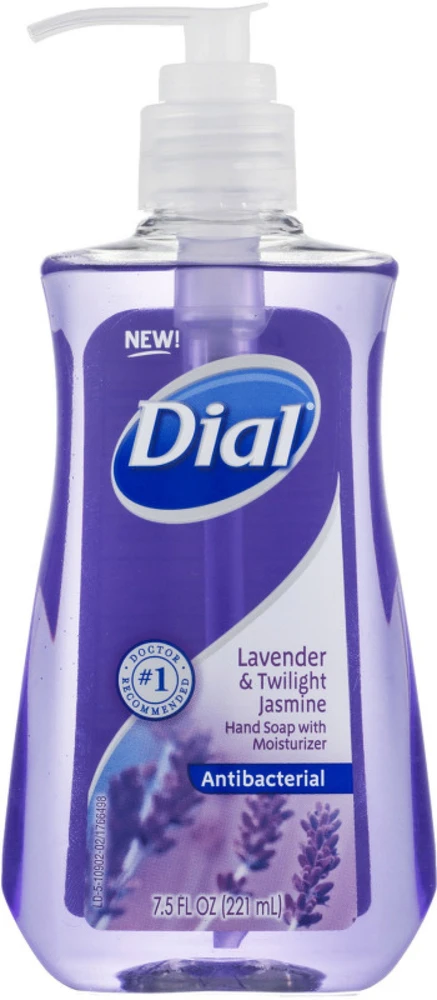 Dial, antibakterinis, levandų - jazminų kvapo skystas muilas rankoms, 221 ml