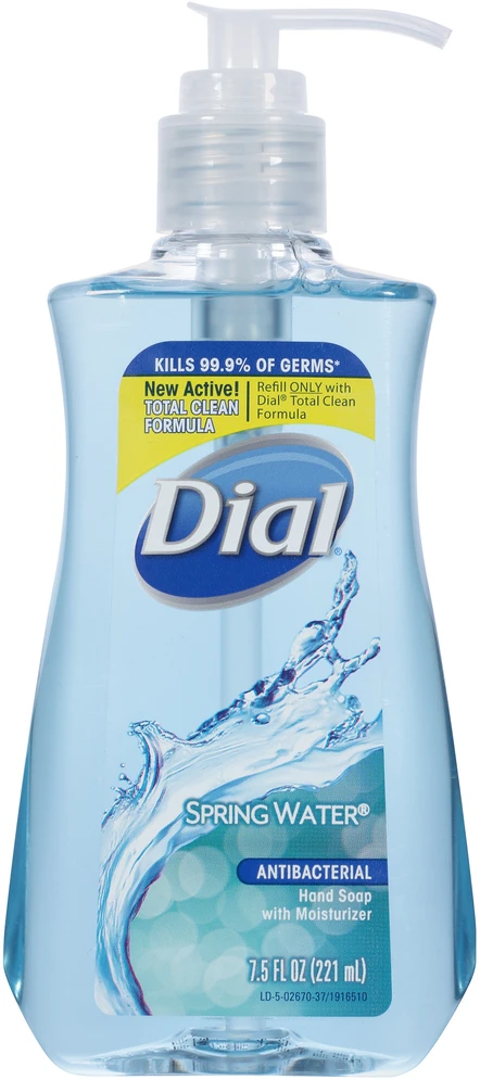 Dial, antibakterinis, Spring Vanduo, skystas muilas rankoms, 221 ml