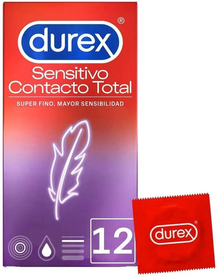 Durex Sensitive prezervatyvai, 12 vnt.