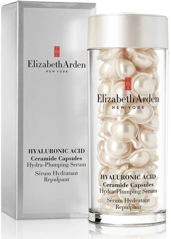 Elizabeth Arden Eliz Arden Hyaluronic Serumo kapsulės su hialurono rūgštimi ir ceramidais 60 kapsulių
