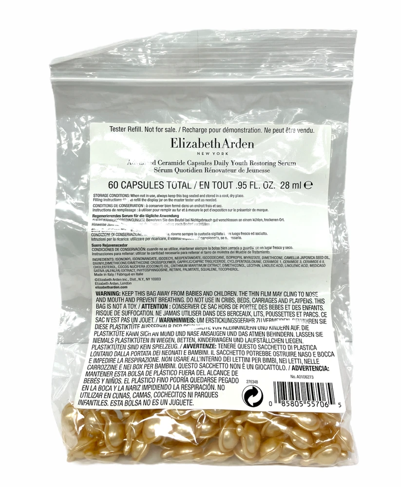 Elizabeth Arden Ceramide Advanced Capsulas Acido Hyaluronico Bolsa 1un