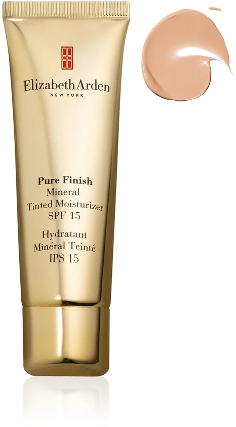 Elizabeth Arden, „Pure Finish“ drėkinamasis tonizuojantis kremas su SPF 15, 02, lengvas, 50 ml *Mėginamoji pakuotė