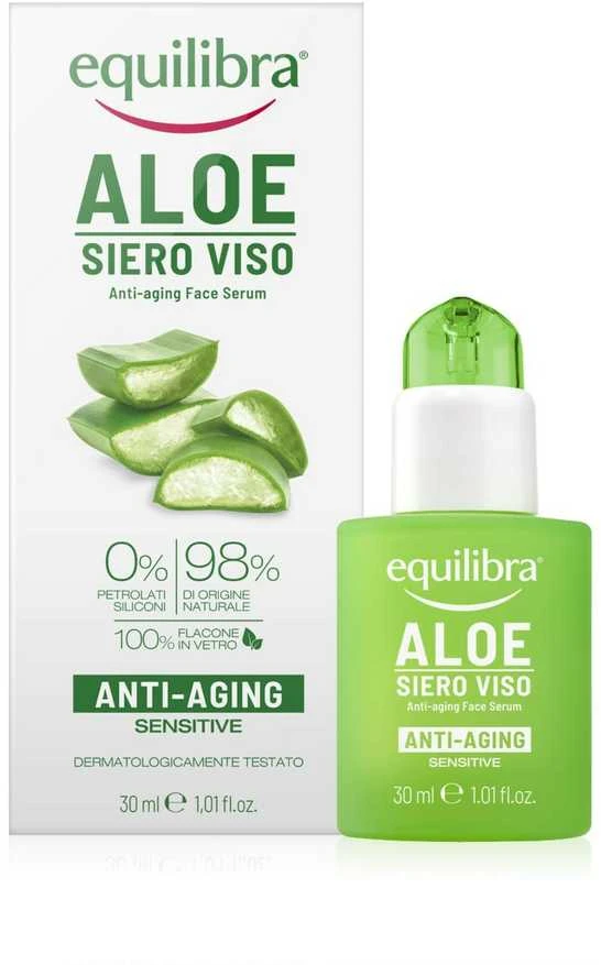 Equilibra Face Aloe Antiag veido serumas nuo raukšlių 30ml