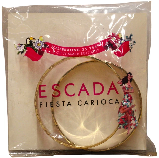 Escada, vasaros ribotas leidimas – Fiesta Carioca, netauriojo metalo apyrankė, auksinė, skirta moterims