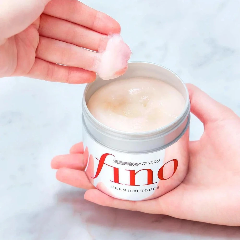 Shiseido Fino Premium Touch Kaukė sausiems ir pažeistiems plaukams, 230 g