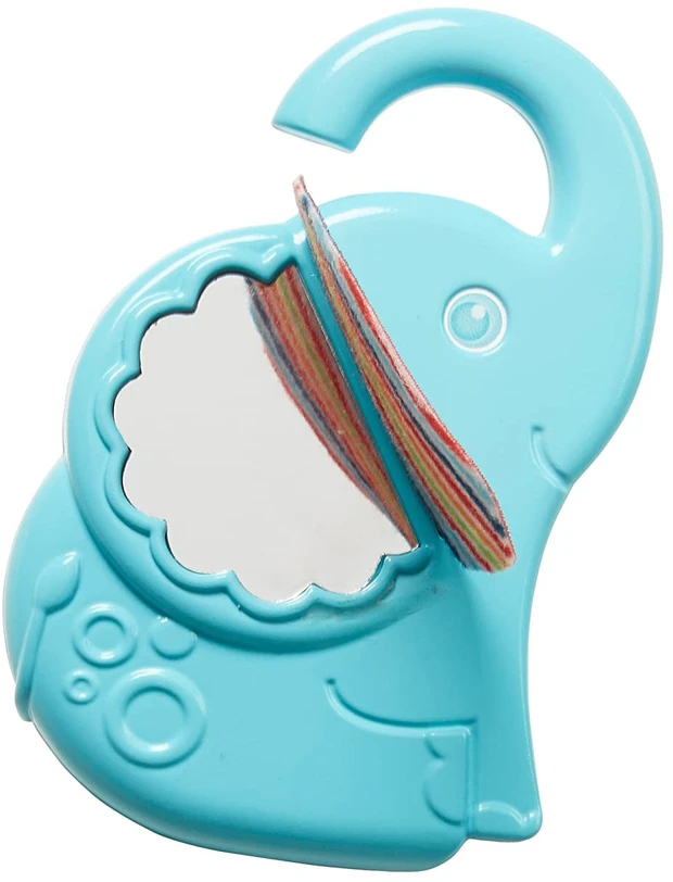 Fisher Price žaislinis veidrodėlis su praktine veikla, barškučiai su kramtukais 2 viename, unisex, 3+ mėnesių