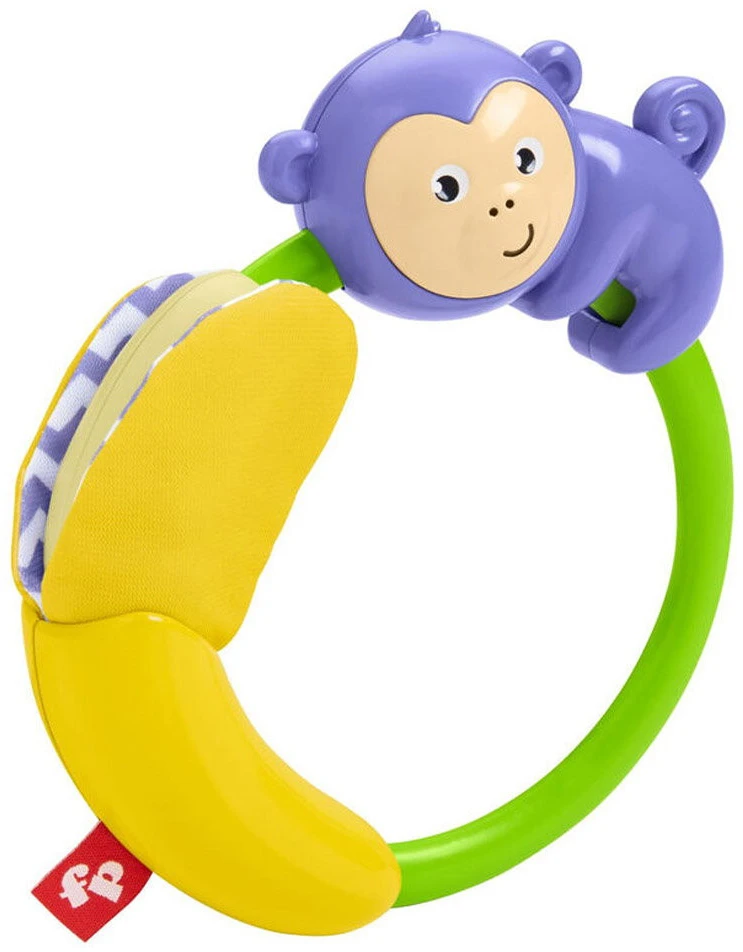 Fisher Price, Fisher Price, Beždžionėlė, Barškutis, Unisex, 3+ mėnesių