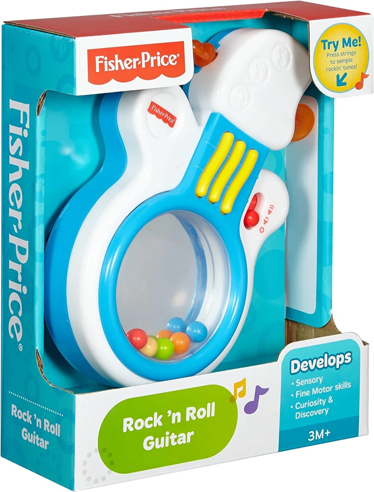 FISHER PRICE muzikinis barškutis Gitara Rock 'n' Roll, DFP21