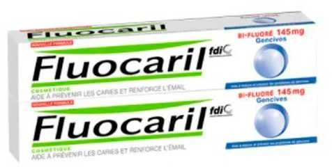 Fluocaril Gum dantų pasta Bifluoridas 145mg Pakuotė 2 x 75ml