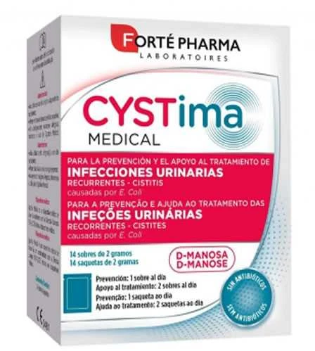 Forté Pharma Cystima Médical šlapimo takų infekcijos maisto papildas 14 vnt