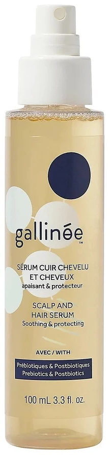 „Gallinee Hair Care“ prebiotikų ir postbiotikų plaukų serumas, raminantis, 100 ml