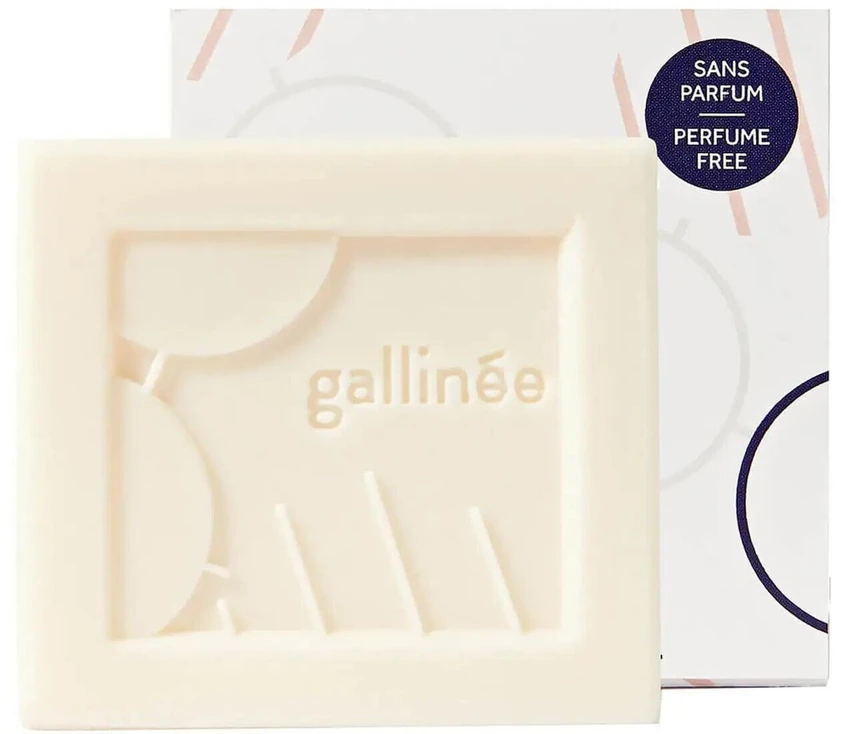 „Gallinee Microbiome Skincare“ raminamasis veido ir kūno valomasis muilas be kvapiklių, 100 g