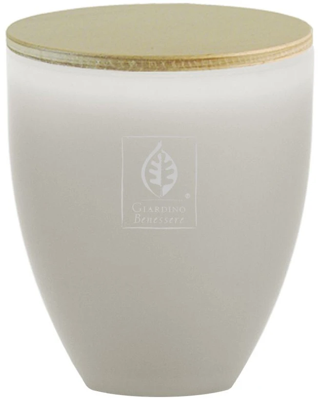 Giardino Benessere Baltas muskuso kvapioji žvakė, 100 g