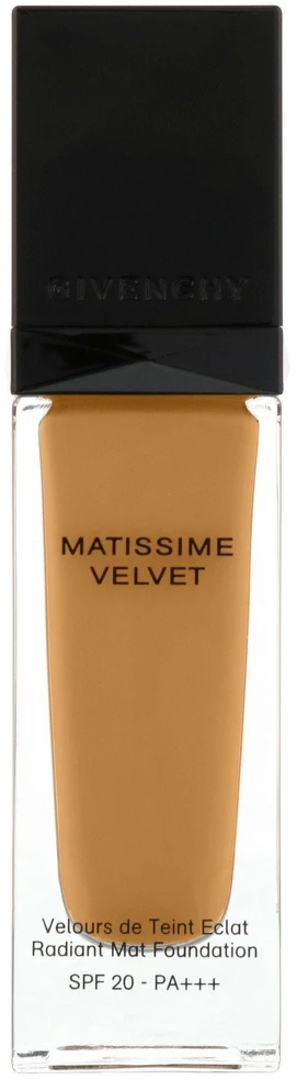 Givenchy, Matissime Velvet, matinį suteikiantis skystas makiažo pagrindas, 09, matinis cinamonas, SPF 20, 10 ml *Mėginamasis rinkinys