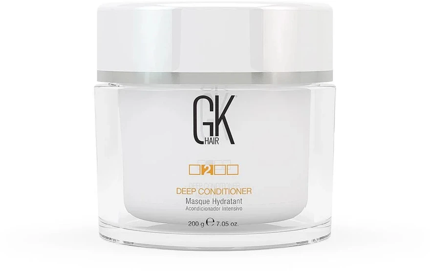 GK HAIR Global Keratin Deep Conditioner Keratin Mask Giliai maitinanti ir glotninanti plaukų kaukė, 200 g