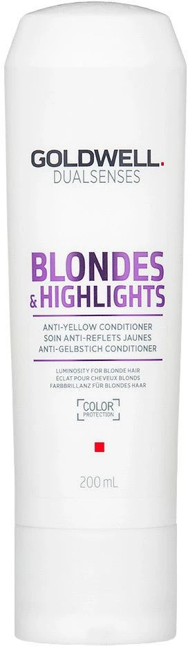 Šviesintų plaukų kondicionierius Goldwell Blondes&HighLights Anti-Geltona Conditioner 200ml