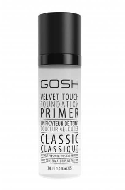 "Gosh Velvet Touch Foundation Primer Classic" Makiažo pagrindo bazė 30ml