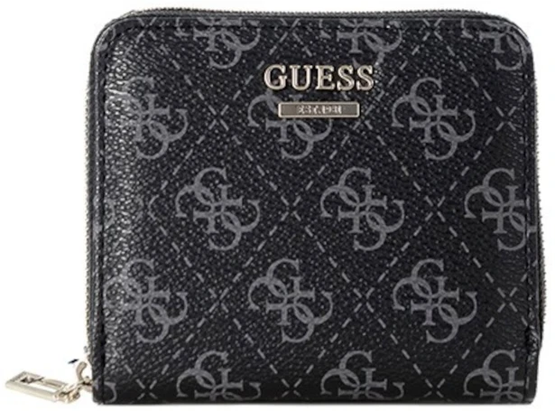 Guess, Camy, Tekstilinė Piniginė, Su Logotipu, SG774137, Anglies Mėlyna, Mini, Moterims