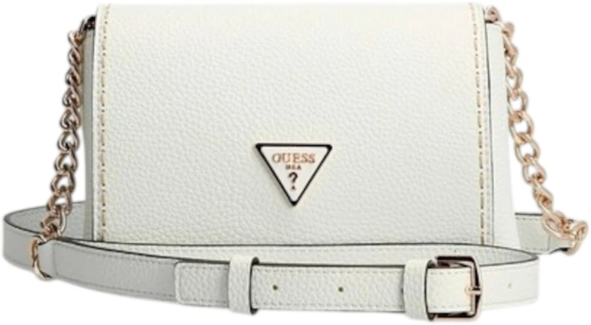Guess, Downtown Chic Mini, dirbtinės odos, tekstilinis krepšys, Baltas, XG838578, moterims