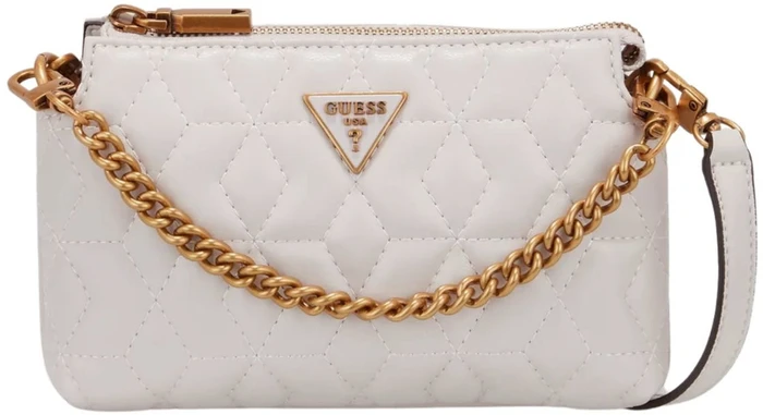 Guess, Elena, Mini, Tekstilinė Rankinė Per Petį, Mėlyna, QB867772, Moterims