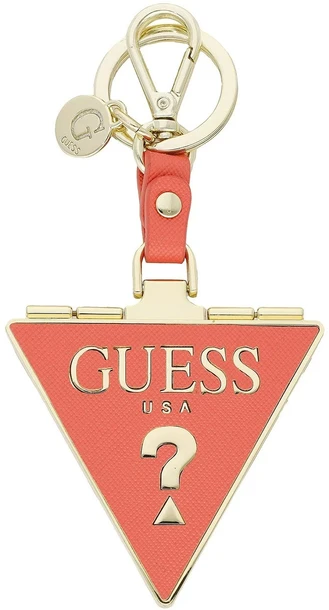 Guess, Guess, metalinis raktų pakabukas, RW7424, koralų spalvos