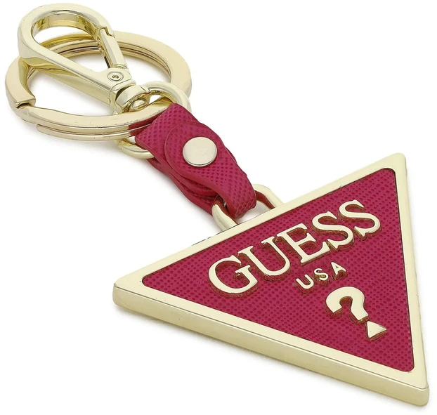 Guess, Guess, Metal Keyring, RW7424, Fuchsia