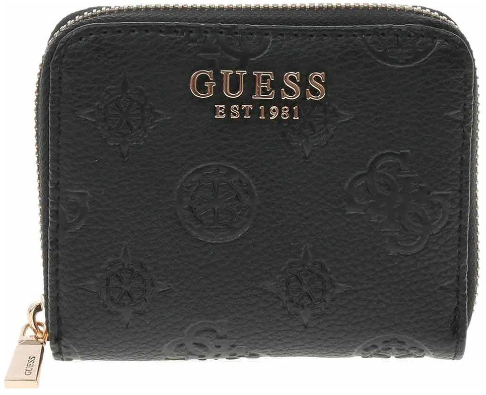 Guess, Guess, Tekstilinė piniginė, SLG kortelė, SWPG8403370BLA, Juodas, Moterims