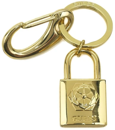 „Guess“, „Guess“, užsegimo formos metalinis raktų pakabukas, RW7421 P2201, auksinis