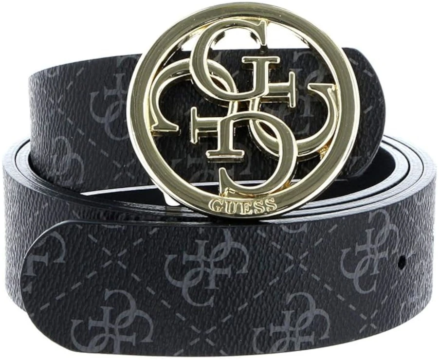 Guess, Jensen, Textile Belt, BW7411VIN35, Coal, For Women, Size M