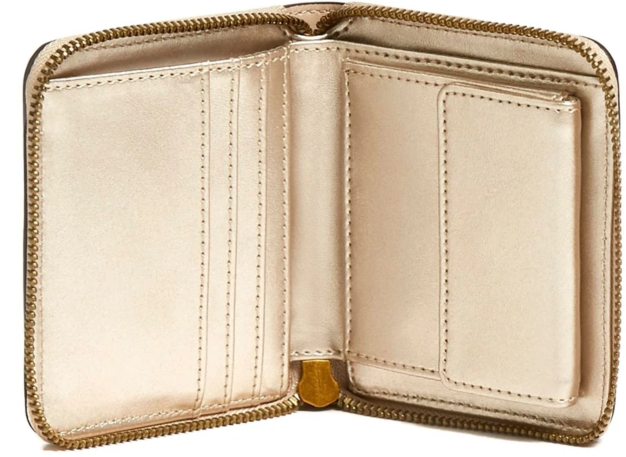 Guess, Laurel, tekstilinė piniginė, SLG, mažas užtrauktukas, SWVB8500370, šviesiai rombo spalvos, moterims