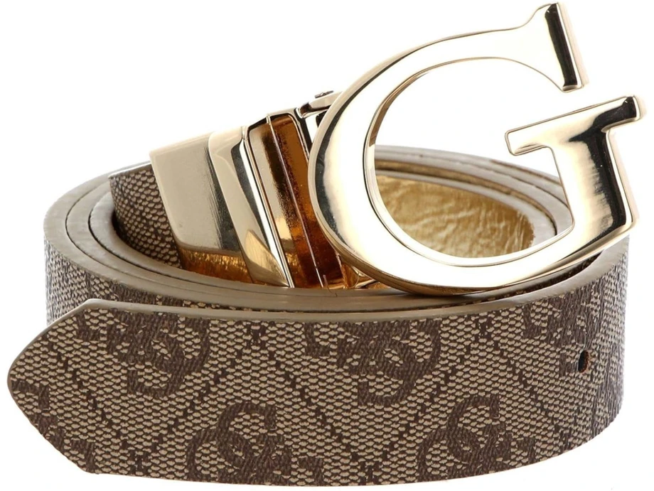 Guess, Mika, Tekstilinis Diržas, BW7423VIN30, Ruda, Moterims, Dydis M