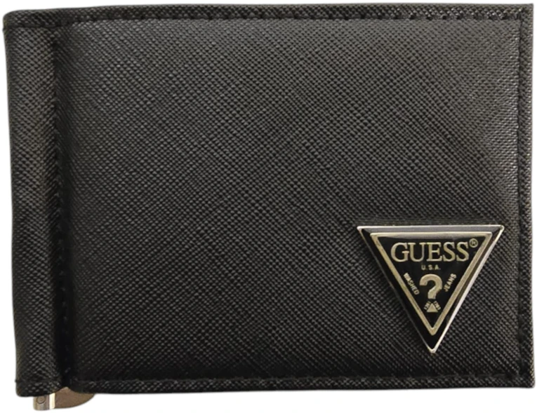 Guess, New Boston, Tekstilinė piniginė, SM2513LEA22, Juodas, Vyrams