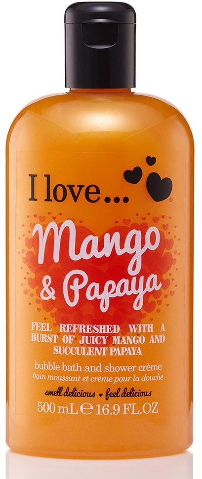 I Love Mango & Papaya Cleansing Dušo želė, 500 ml