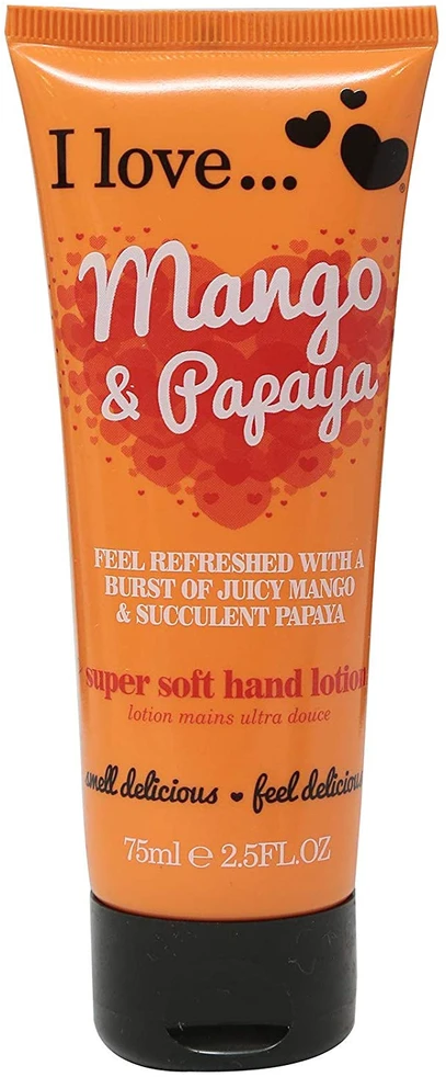 I Love Originals Hydrating Hand Lotion Mango & Papaya, 75 ml