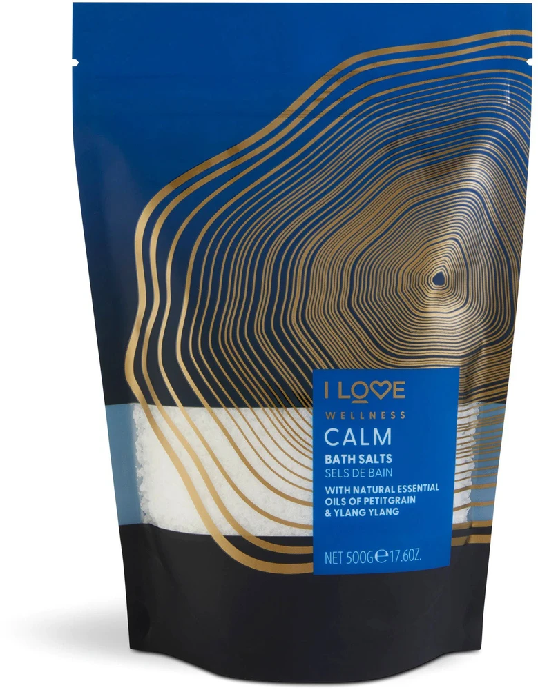 I LOVE WELLNESS CALM vonios druska, 500g