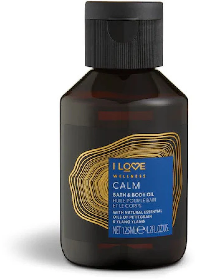 „I Love Wellness Calm“ drėkinamasis levandų kūno aliejus su vitaminu E, 125 ml