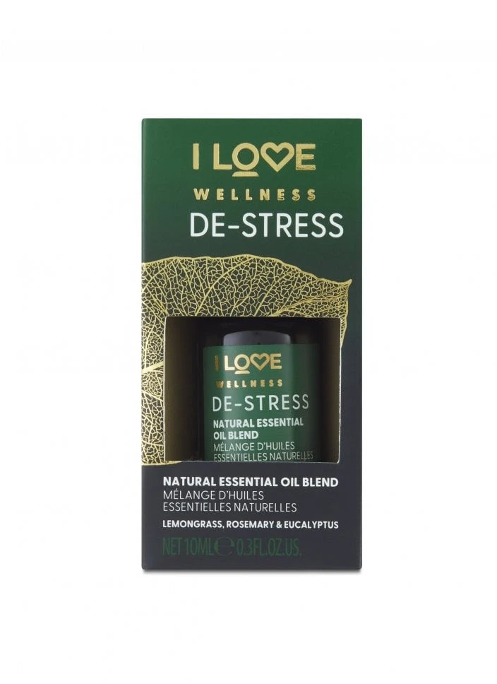 I LOVE WELLNESS DE-STRESS natūralių eterinių aliejų derinys, 10 ml