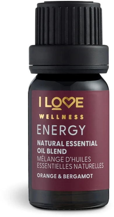 I LOVE WELLNESS ENERGY natūralių eterinių aliejų derinys, 10 ml