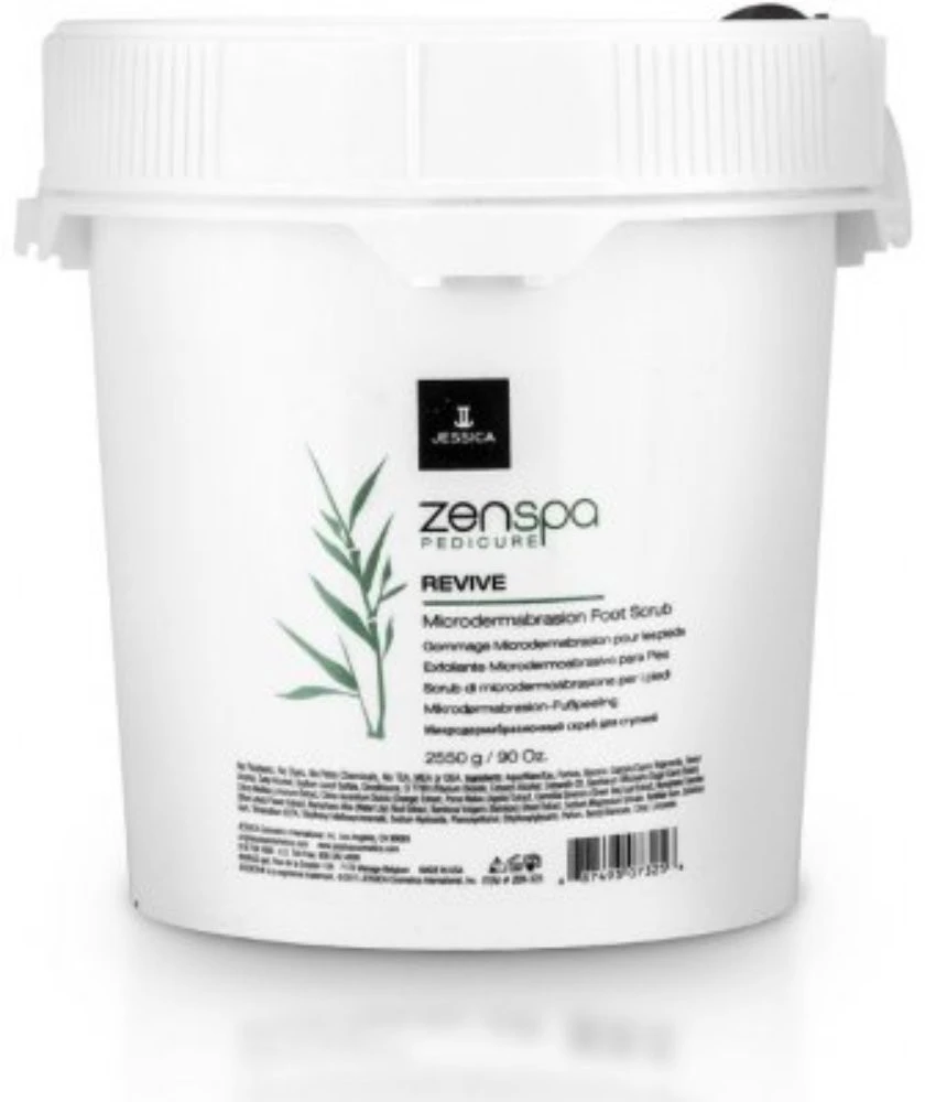 Jessica ZenSpa Revive Cleanse and Scrub pėdų šveitiklis, 2550 g