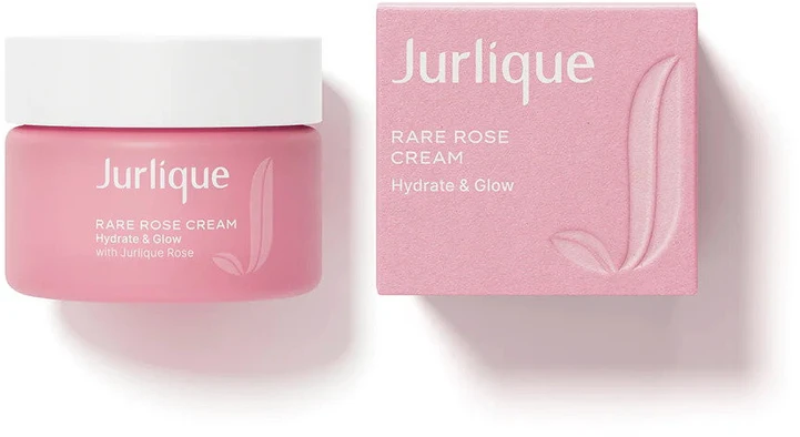 „Jurlique Rare Rose“ drėkinamasis ir skaistinantis kreminis veidui, 50 ml