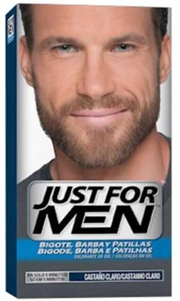 Just For Men Moustache And Beard dažai ūsams ir barzdai, atspalvis: M-25 šviesiai rudas, 28.4 g