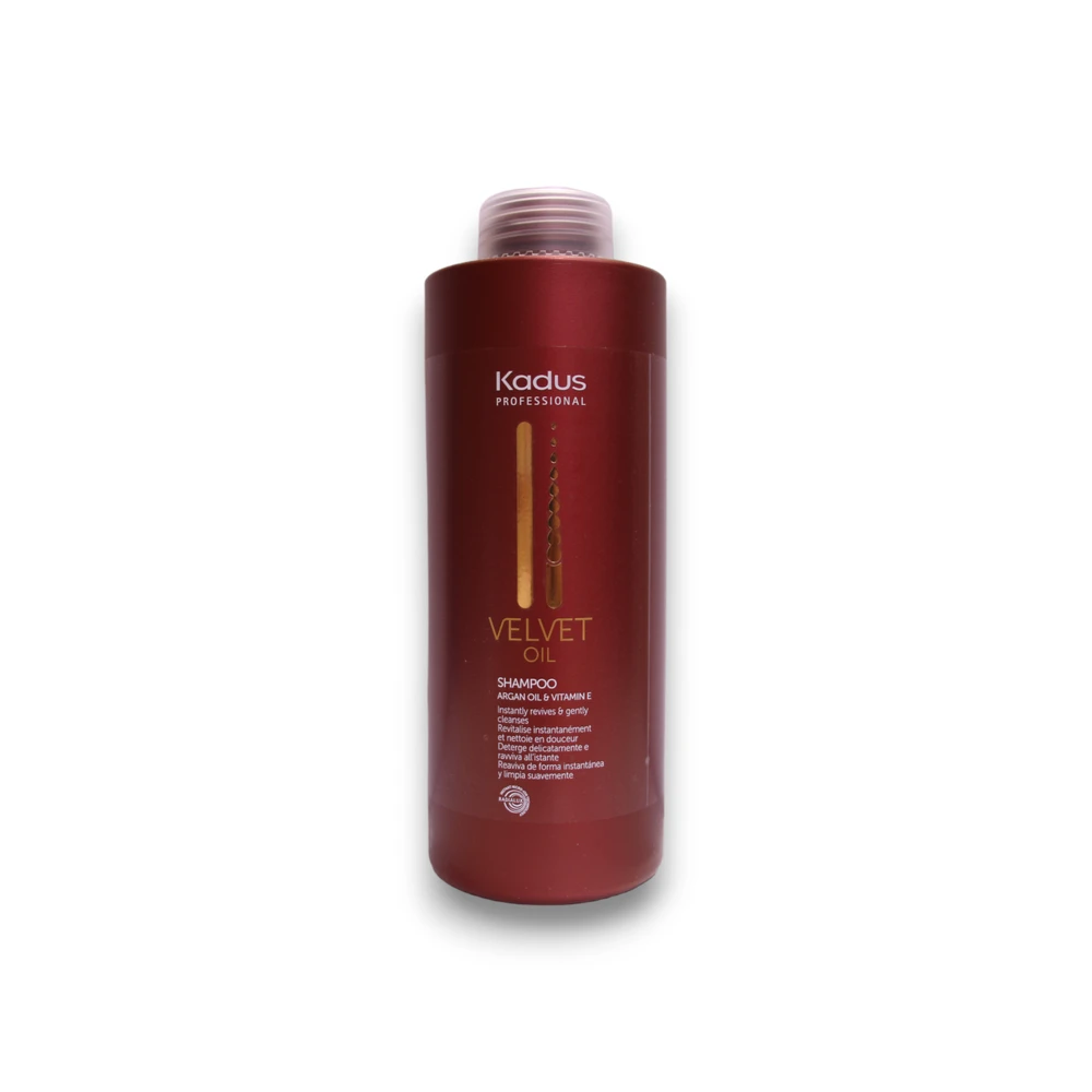 Švelniai valantis šampūnas Kadus Professional Velvet Oil Šampūnas 1000 ml