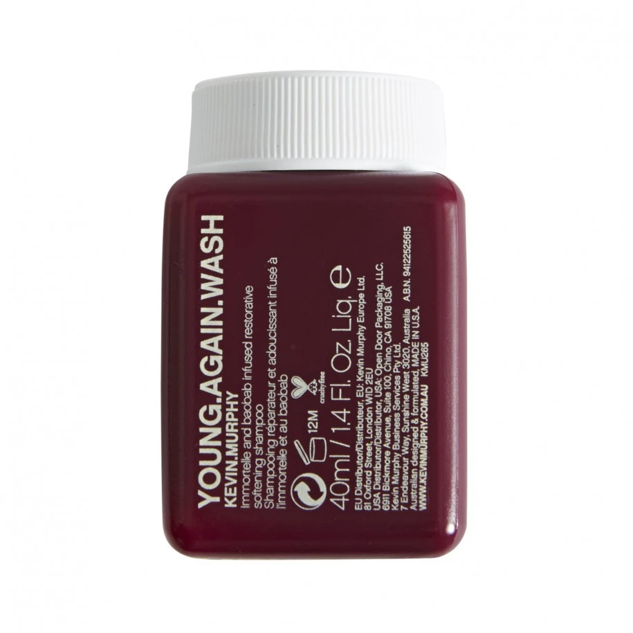 Kevin Murphy Young Again Wash plaukų šampūnas atkuriamasis, 40 ml