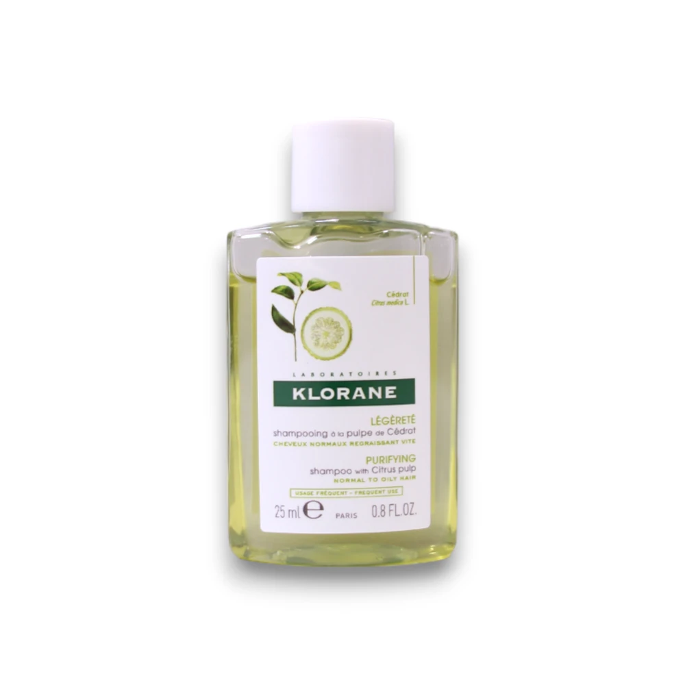 Klorane valomasis plaukų šampūnas, 25 ml