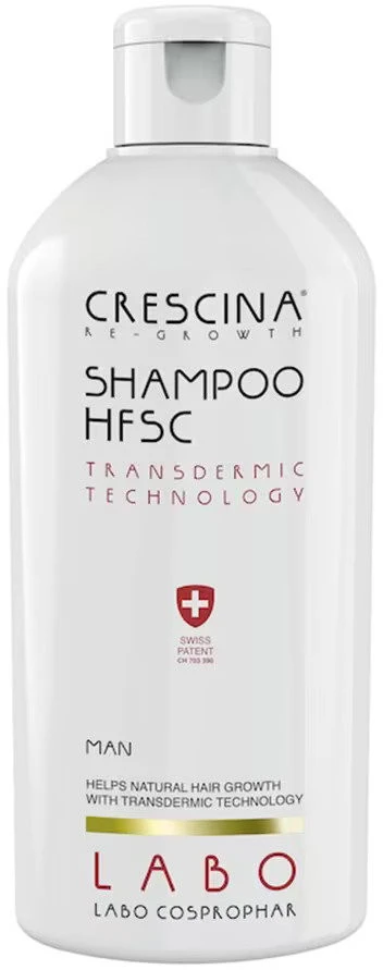 Labo Crescina Transdermic HFSC Hair Šampūnas Anti-Hair Loss šampūnas nuo plaukų slinkimo, 200 ml