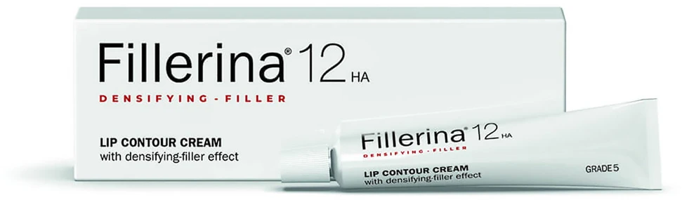 Labo Fillerina 12HA tankinantis užpildas, 5 laipsnio, drėkinantis ir stangrinantis lūpų kontūro kremas, 15 ml