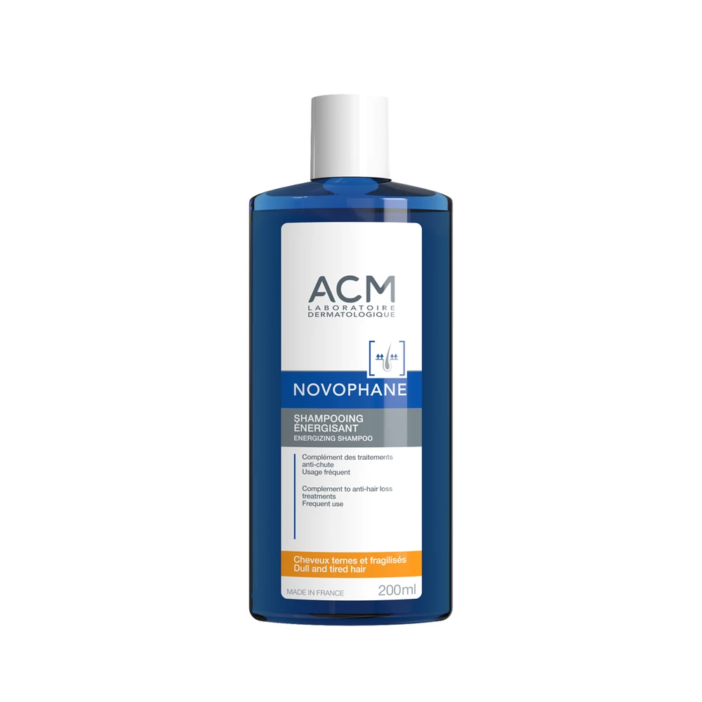 Laboratoire ACM Novophane Hair Šampūnas Energizing energizuojantis šampūnas, 200 ml